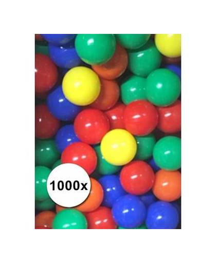 Pakket van 1000 ballenbak ballen 6cm
