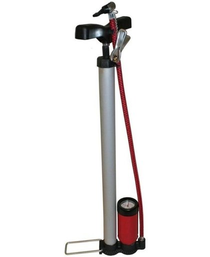 Luxe fietspomp inclusief manometer - 10 bar