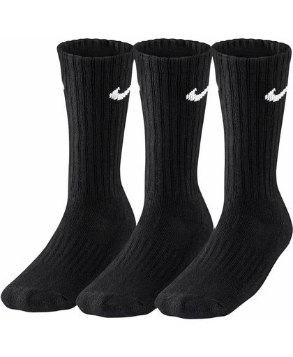 Nike 3 Pair Tennis Crew Sock - Sportsokken -  Algemeen - Maat 38 - 42 - Zwart
