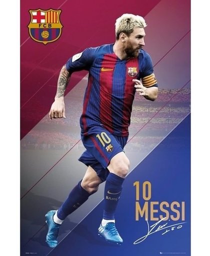 Poster Lionel Messi FC Barcelona 16/17 61 x 91 cm