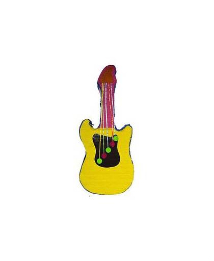 Gekleurde gitaren pinata 79 cm