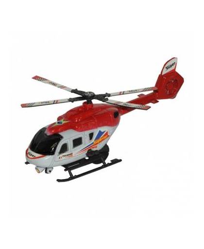 Speelgoed helikopter rood 21 cm