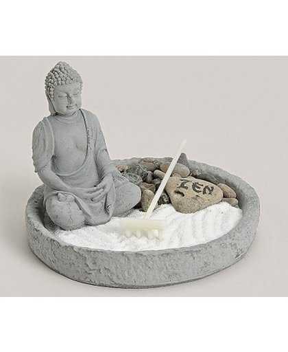 Japans boeddha zen tuintje 14 cm - Boeddha's decoratie