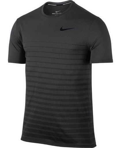 Nike - Zonal Cool Relay Top - Hardloopshirt - Mannen - Grijs - maat XL