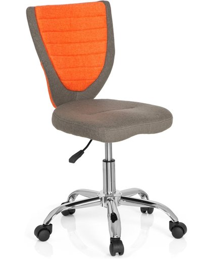 hjh office Kiddy Comfort - Bureaustoel - Stof - Grijs/oranje