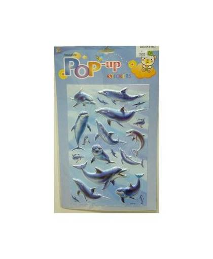 3d dolfijn stickers