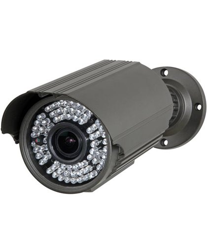 1/3" Cilindrische Camera - Gebruik Buitenshuis - 700 Tv-Lijnen - Sony Effio - 72 Ir-Leds
