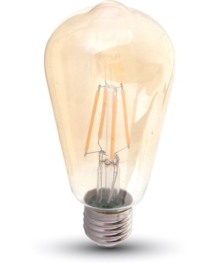 Rustikalamp LED filament goud 4,0W (vervangt 40W) grote fitting E27
