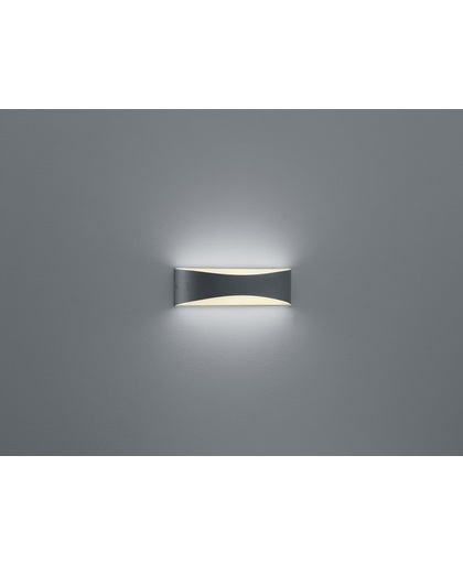 Wandlamp - Modern - Konda - Kleur Armatuur Antraciet - Meegeleverde lichtbron LED - Fitting SMD - Max. wattage 9 watt