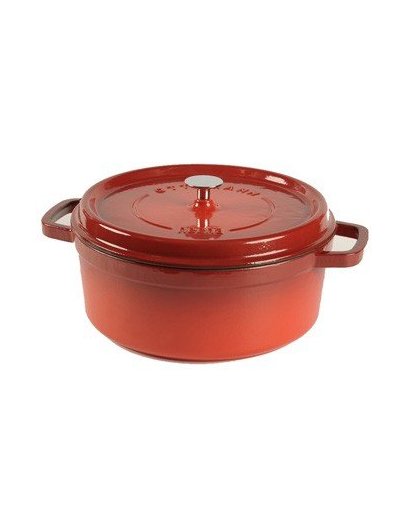 Cuisinova gietijzeren braadpan - Ø 20 cm - 2,5 l - rood