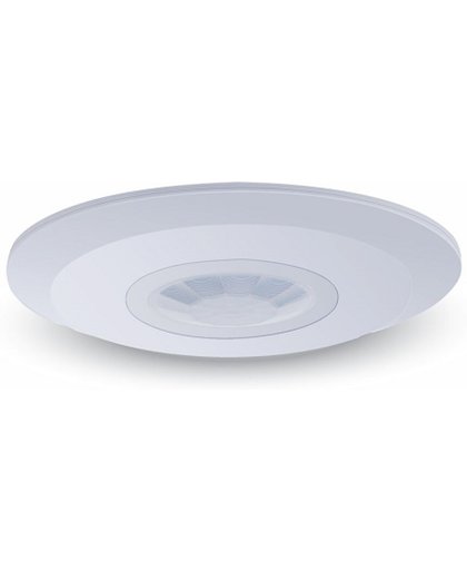 Platte witte opbouw sensor - 360° - IP20 - 6 meter - Max 1000W LED