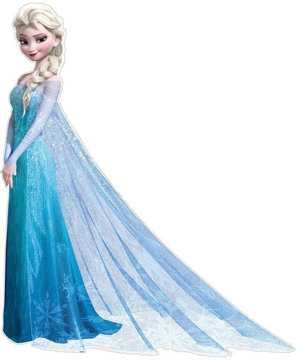 Disney Frozen - Life Size Muursticker Elsa - 105x125 cm