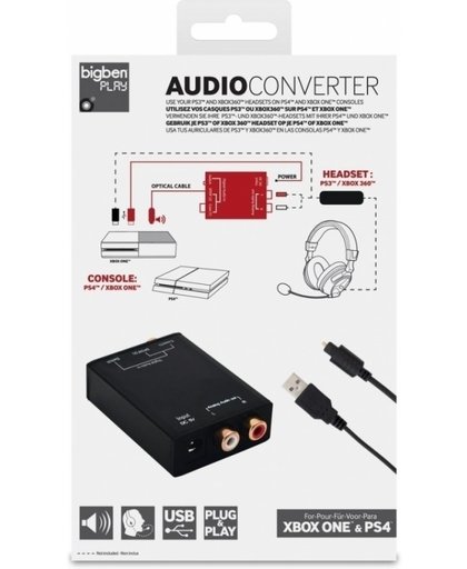 Bigben Interactive BB325836 Zwart audio-omzetter