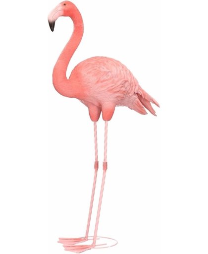 Dierenbeeld flamingo 65 cm - flamingo beeldje