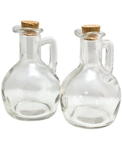 Karaf glas set van 2 stuks 175ml Olie & Azijn