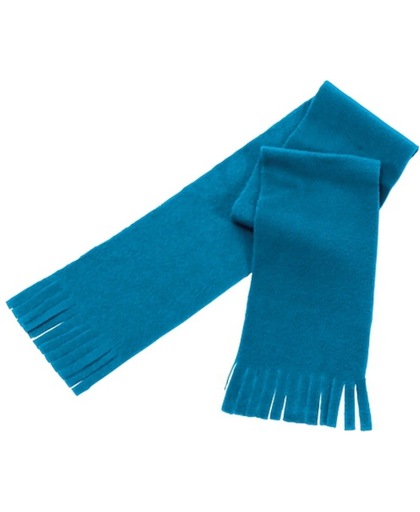 Voordelige kinder fleece sjaal lichtblauw