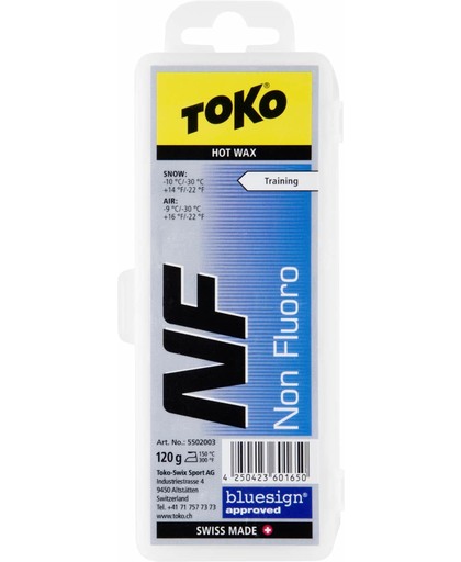Toko Ski/Snowboard Wax - Hot Wax - No Fluor - -10 ᵒC tot -30 ᵒC - Warm - 120 gram