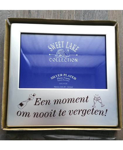 Sweet Lake collection, Silver plated Photo Frame, Een moment om nooit te vergeten