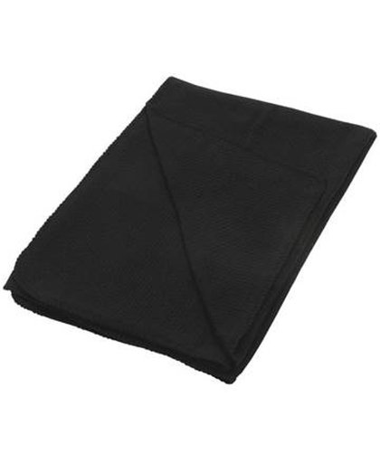 Pique zomer deken Zwart Ledikant (100x150 cm) (zwart 80R)