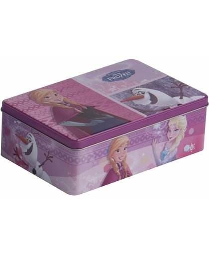 Frozen opbergdoos roze Anna en Olaf - meisjes
