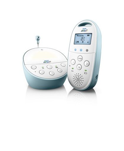 Philips AVENT Audio Monitors SCD560/01 babyfoon DECT babyphone Blauw, Wit