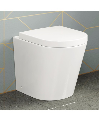 Lyon Staand Toilet Met Softclose Zitting