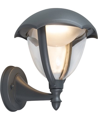 TRIO, Wand lamp, Gracht incl. 1 x LED,SMD,6,0 Watt,3000K,650 Lm. Armatuur: Gegoten aluminium, Antraciet L:20,0cm, H:24,0cm, Ø:22,0cm Wand montage