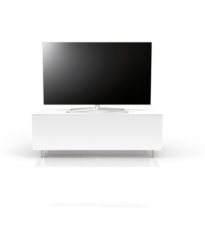 Spectral | Just-Racks | JRL1100S-SNG | Tv-meubel in wit glas
