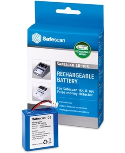 Safescan oplaadbare batterijen/accu's LB-105