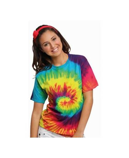 Tie-dye t-shirt rainbow xl
