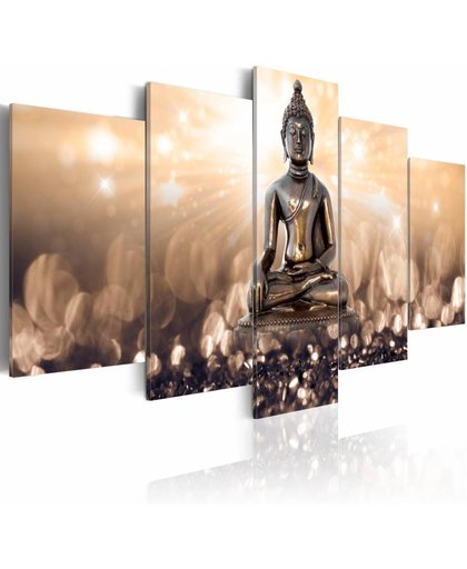 Schilderij - Inspiratie door overpeinzing , Boeddha