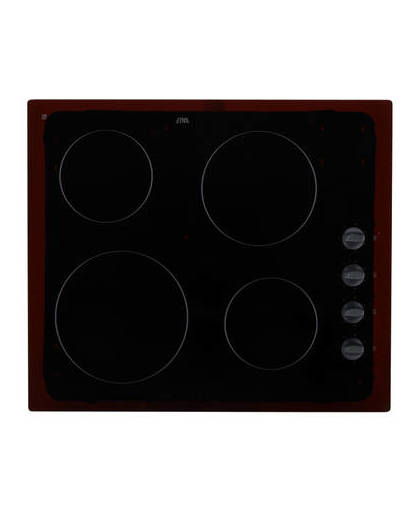 Etna t202zt elektrische kookplaten - zwart