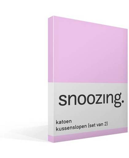 Snoozing flanel kussenslopen (set van 2) Meermin 60x70 cm (40 meermin)