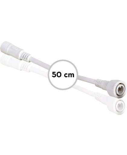 Connector Voor Eenkleurige  Ledstrip -  Met Kabel (Mannelijk-Vrouwelijk) - Ip68