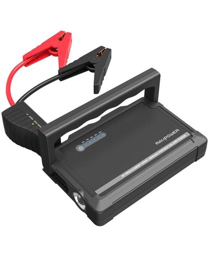 RAVPower Portable Jumpstarter Powerbank 18000mAh - zwart