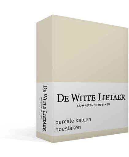 De Witte Lietaer - Jersey Elastan - Hoeslaken - Eenpersoons - 90x200 cm - Ivory