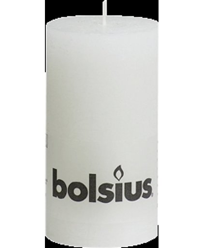 Bolsius Rustieke Stompkaars - 130/68 - Wit - 1 Stuk