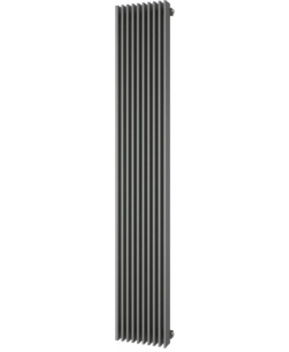 Plieger Antika Retto designradiator verticaal 1800x295mm 1111W parelgrijs (pearl grey)