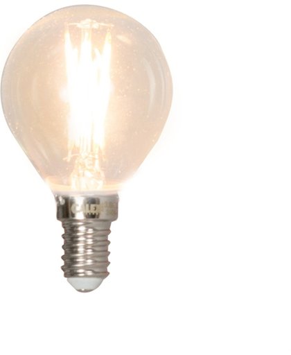 Calex kogellamp LED filament 3.5W (vervangt 35W) kleine fitting E14 helder