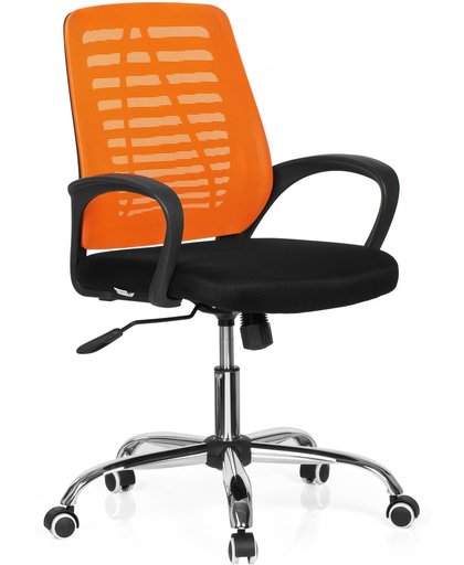 hjh office Vido Net - Bureaustoel - Zwart / oranje