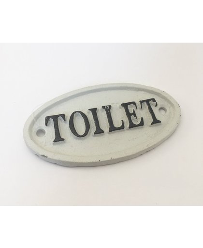 Toilet Deursticker Bord 10x5 cm Toilet Decoratie Accessoires Gietijzer