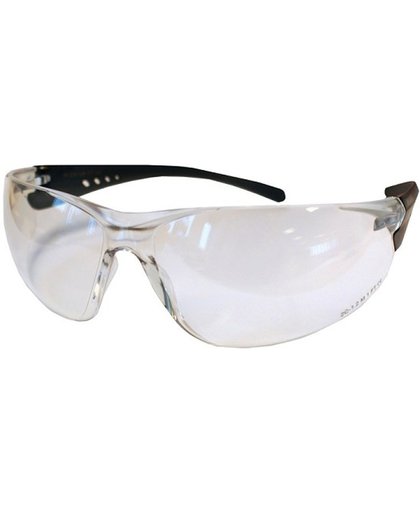 Veiligheidsbril Logan helder / zwart