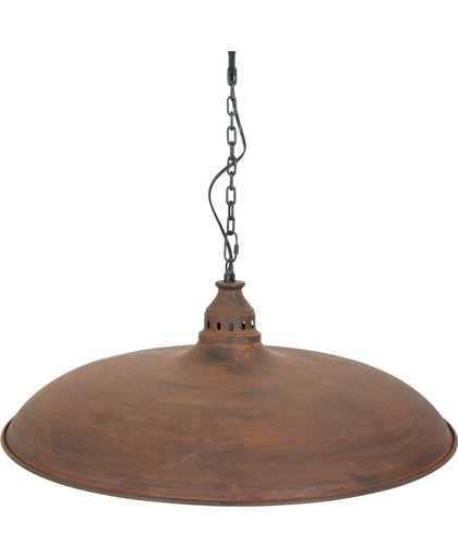 Platte hanglamp Steinhauer Yorkshire bruin ø60 cm vintage hanglamp
