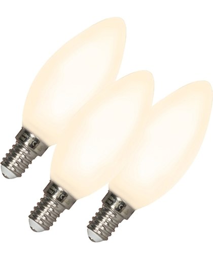 Calex Set van 3 LED kaarslamp E14 240V 3,5W 300lm dimbaar
