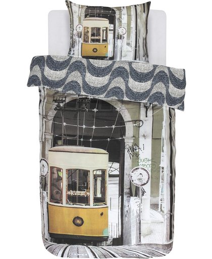 Covers & Co Lisboa - Dekbedovertrek - Eenpersoons - 140x200/220 cm + 1 kussensloop 60x70 cm - Multi kleur