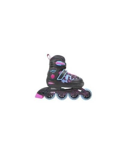 Move Inline Skates Lightning Girl Verstelbaar zwart maat 38/41