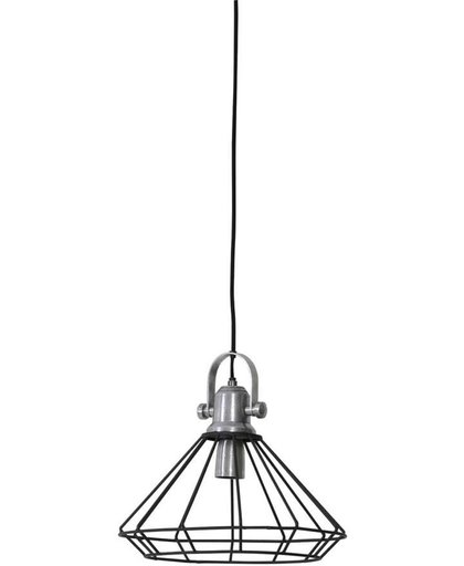 Light & Living Hanglamp  NANI Ø33x30 cm  -  draad industr. grijs-ruw aluminium