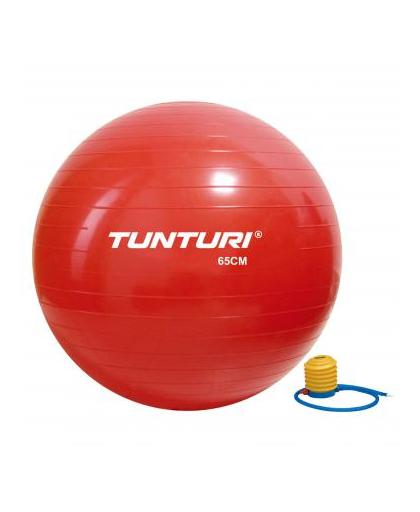 Tunturi fitnessbal 65 cm - rood