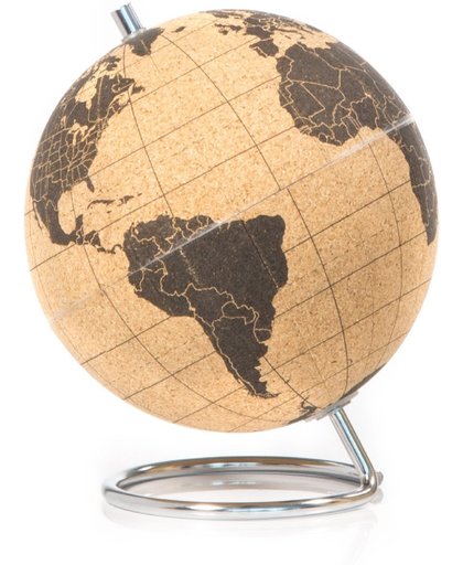 Wereldbol van kurk - Small Cork Globe 14cm - SuckUK