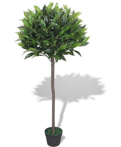 vidaXL Kunst laurierboom plant met pot 125 cm groen